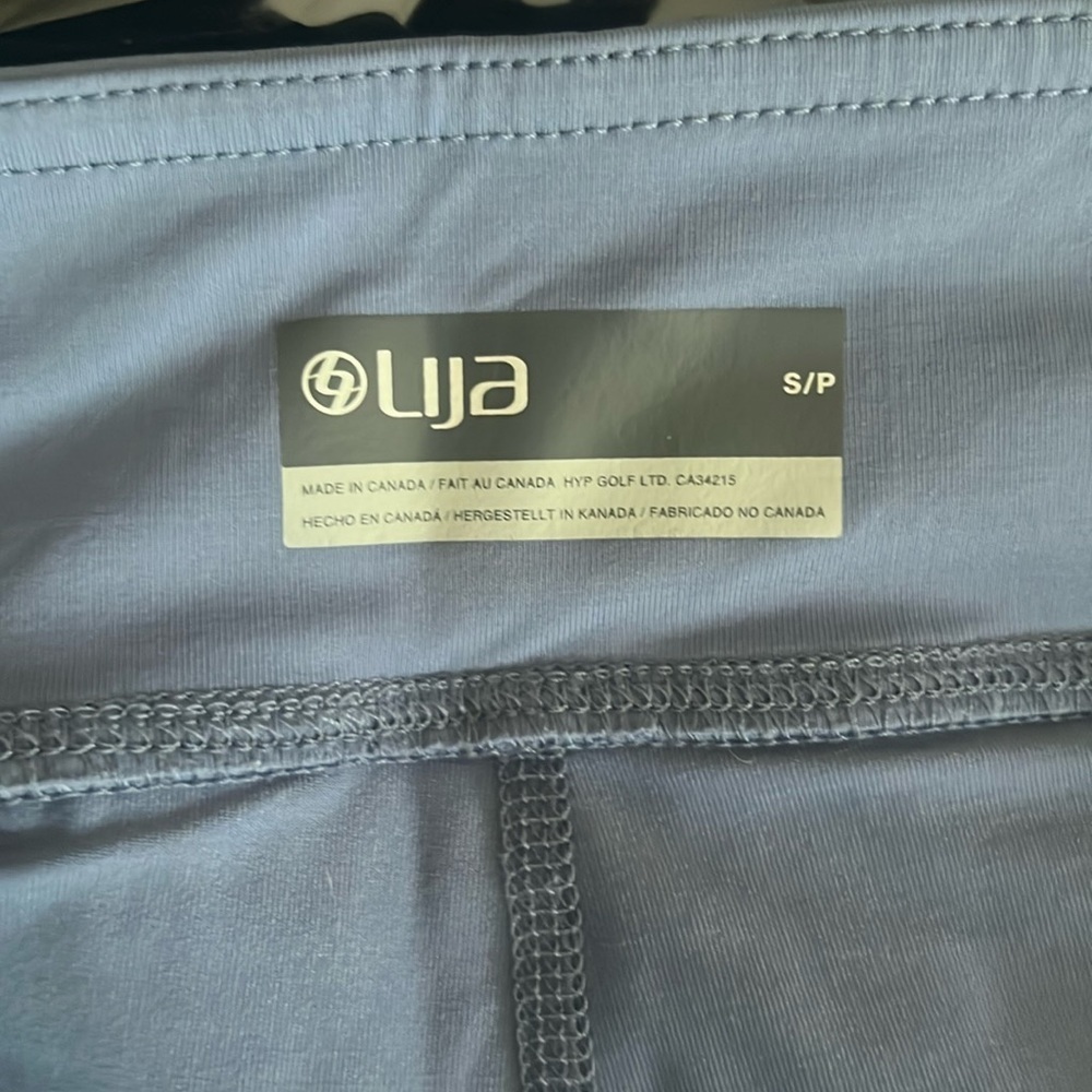 Lija (Small - EUC] 12” blue tennis skirt with ruffle bottom, attached shorties - Picture 8 of 8